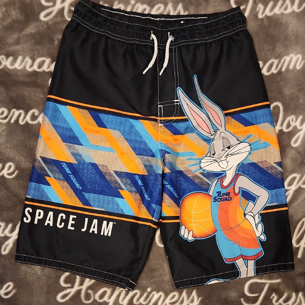 Space Jam Swim Trunks EUC